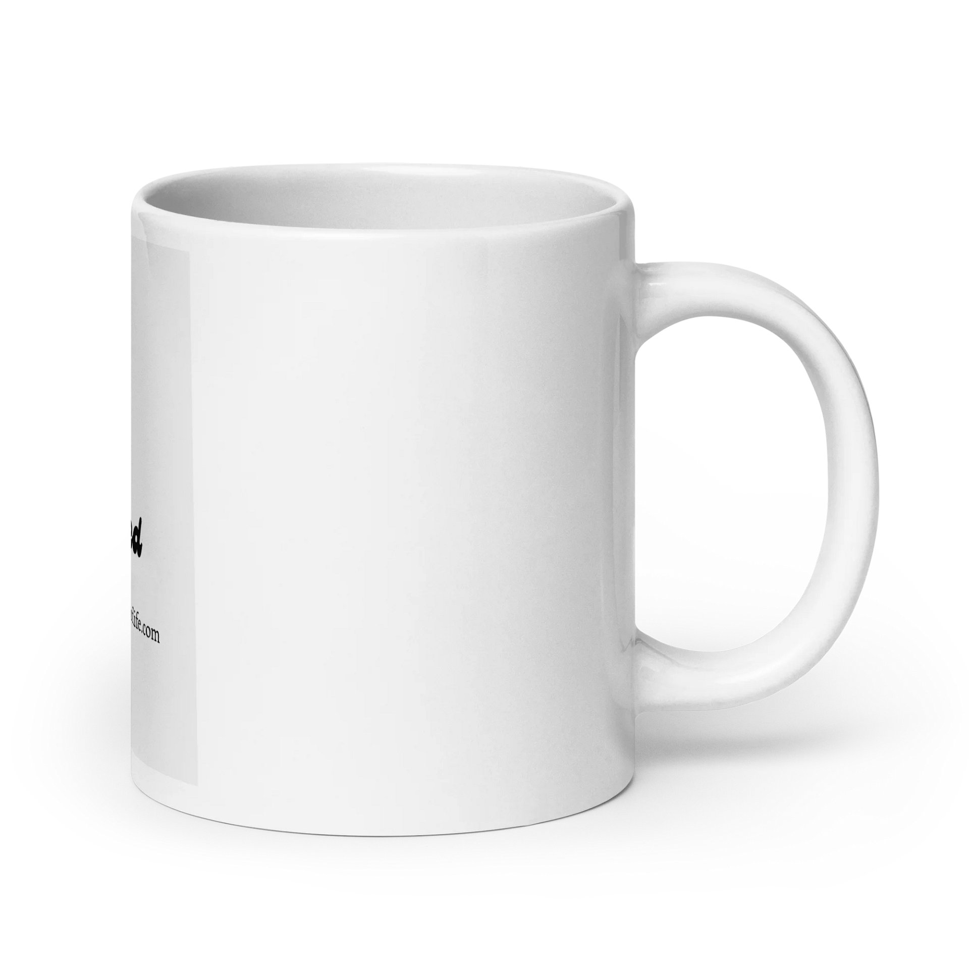Blessed Typography White Glossy Mug product image (3)