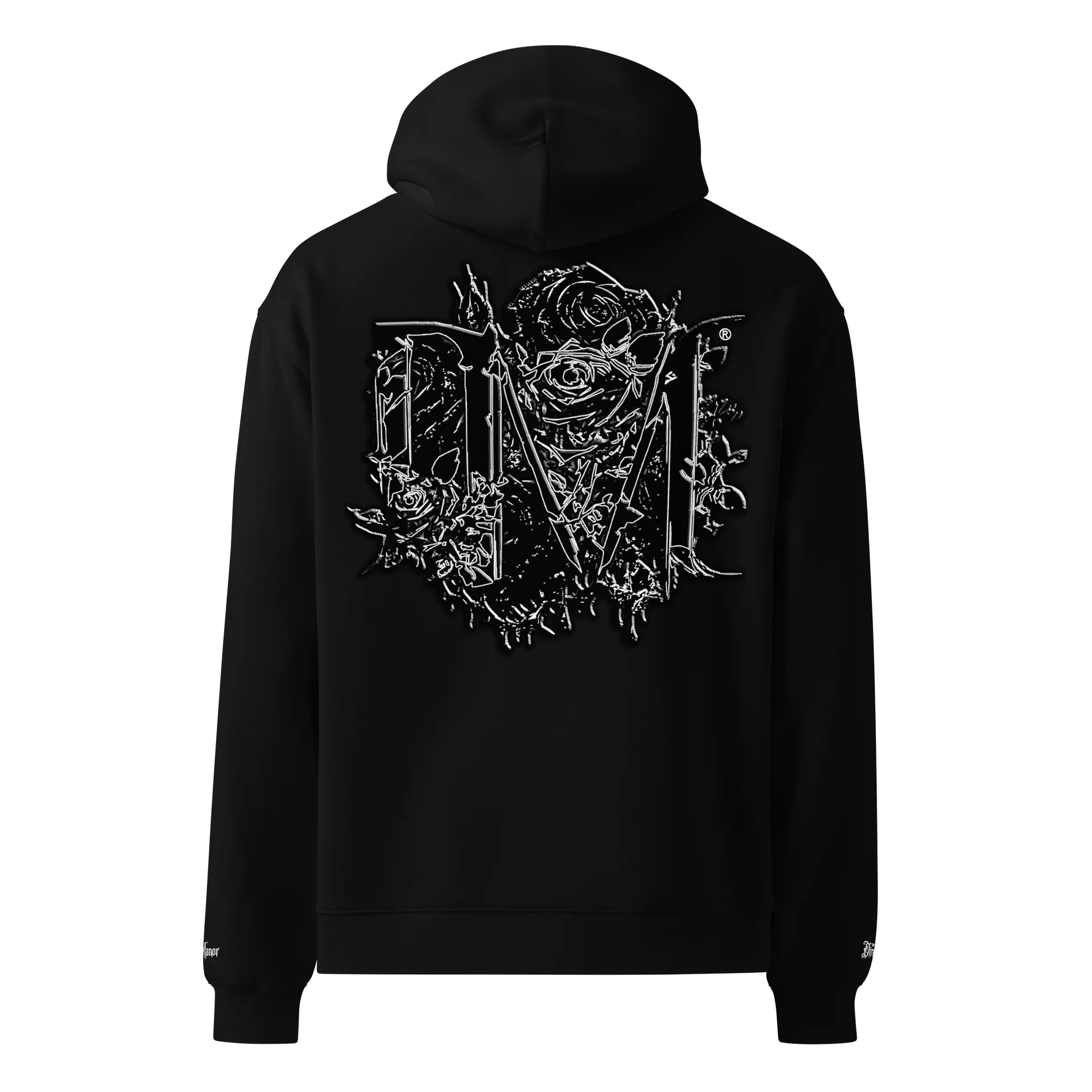 THE DIRE MANOR® — ASHEN RELIC EMBROIDERED HOODIE product image (2)
