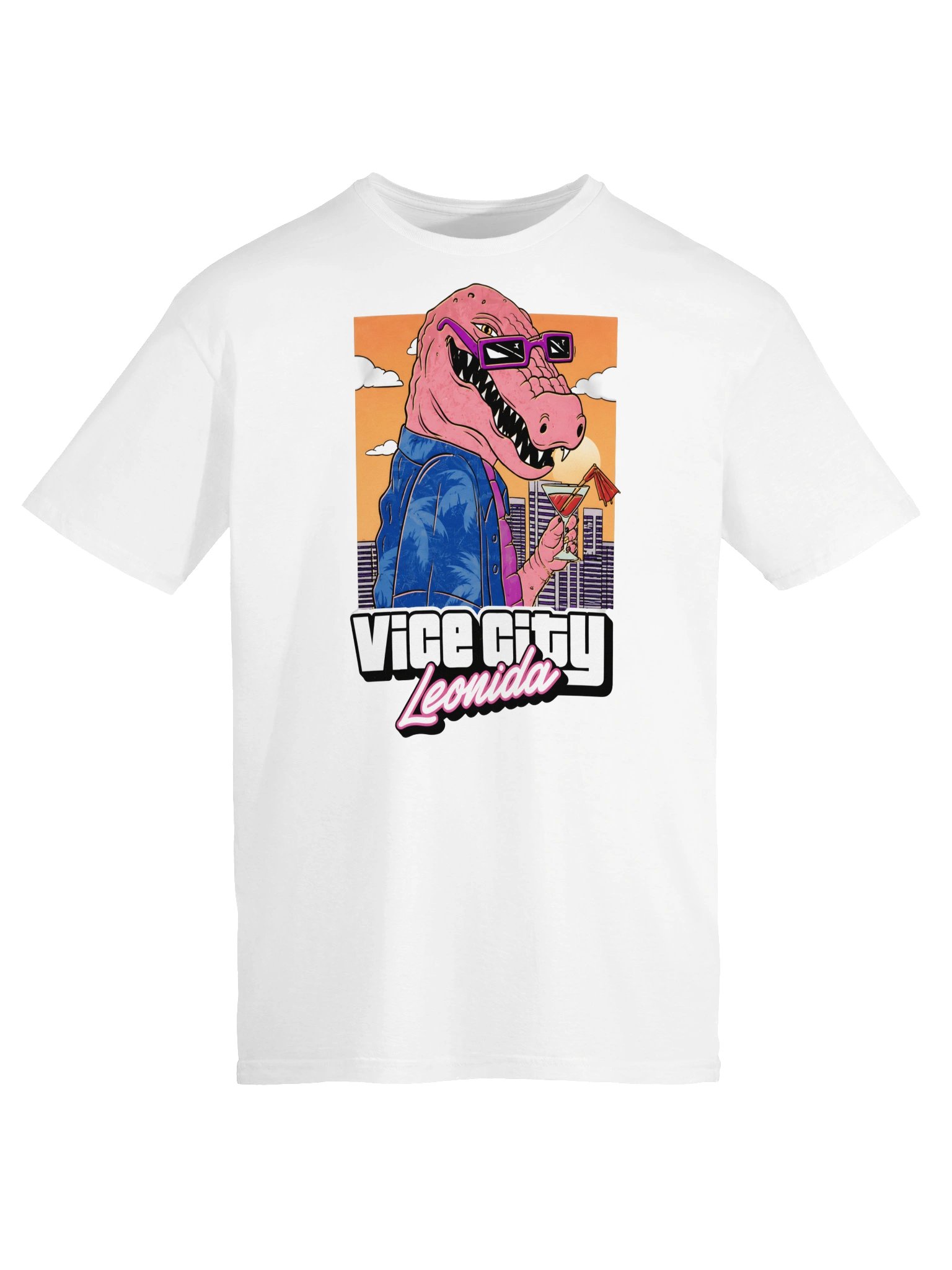 GTA VI Jason Vice City Leonida Alligator T-Shirt product image (3)