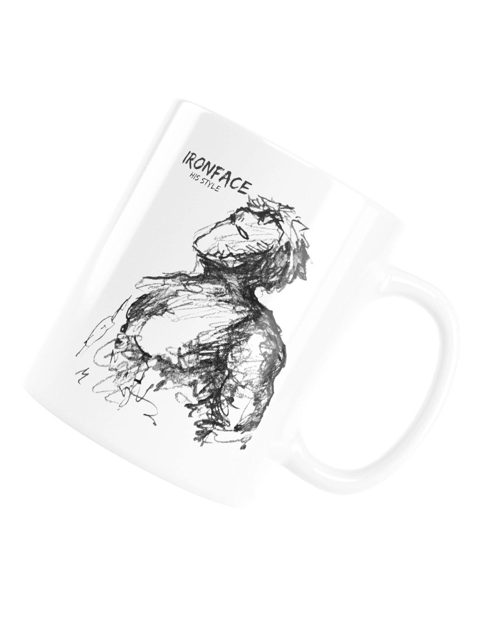 Ironface: His Style - White Mug product image (18)