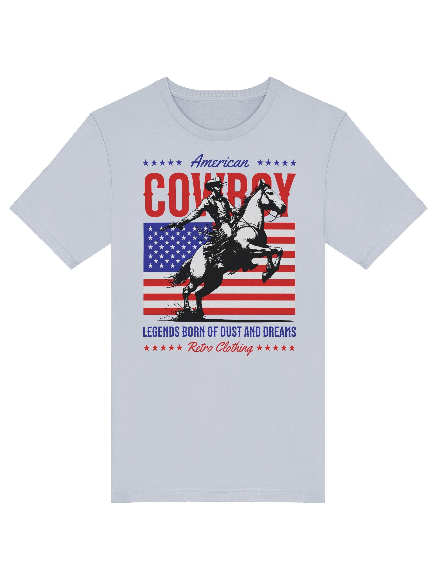 Classic American Cowboy Legends Graphic Tee for Casual Wear product image (39)