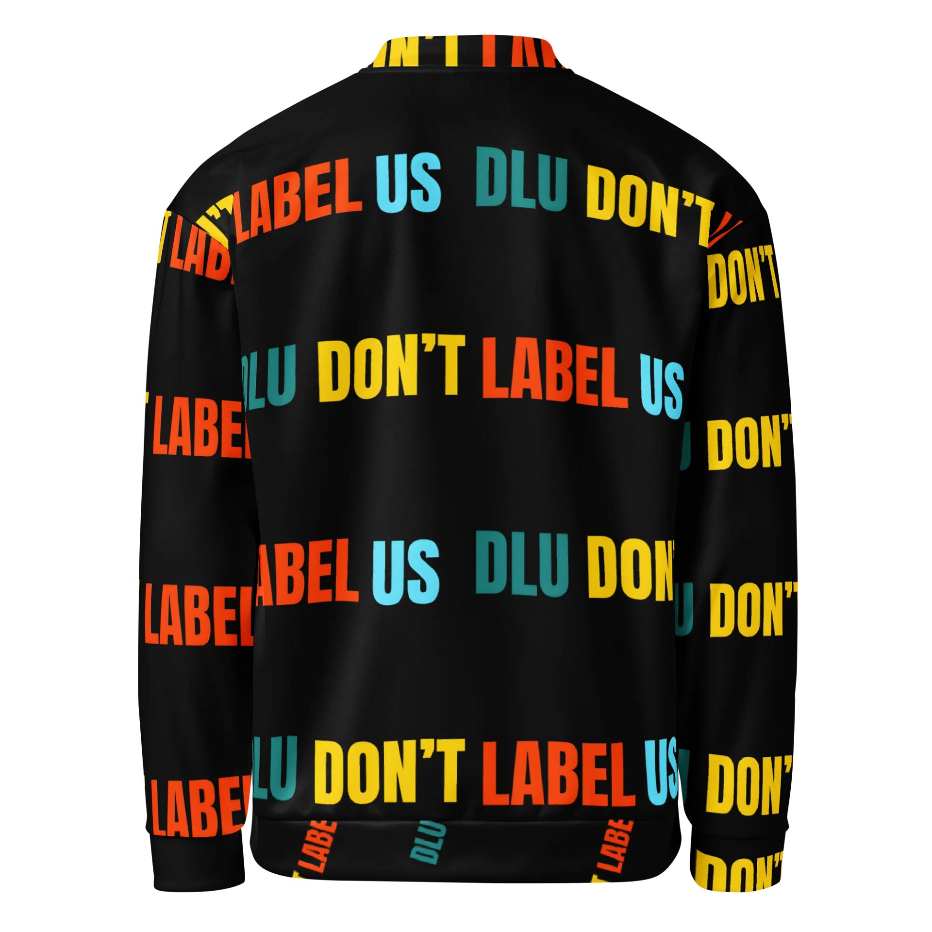 DLU DON’T LABEL US® Rebel Statement All-Over Print Bomber Jacket product image (2)