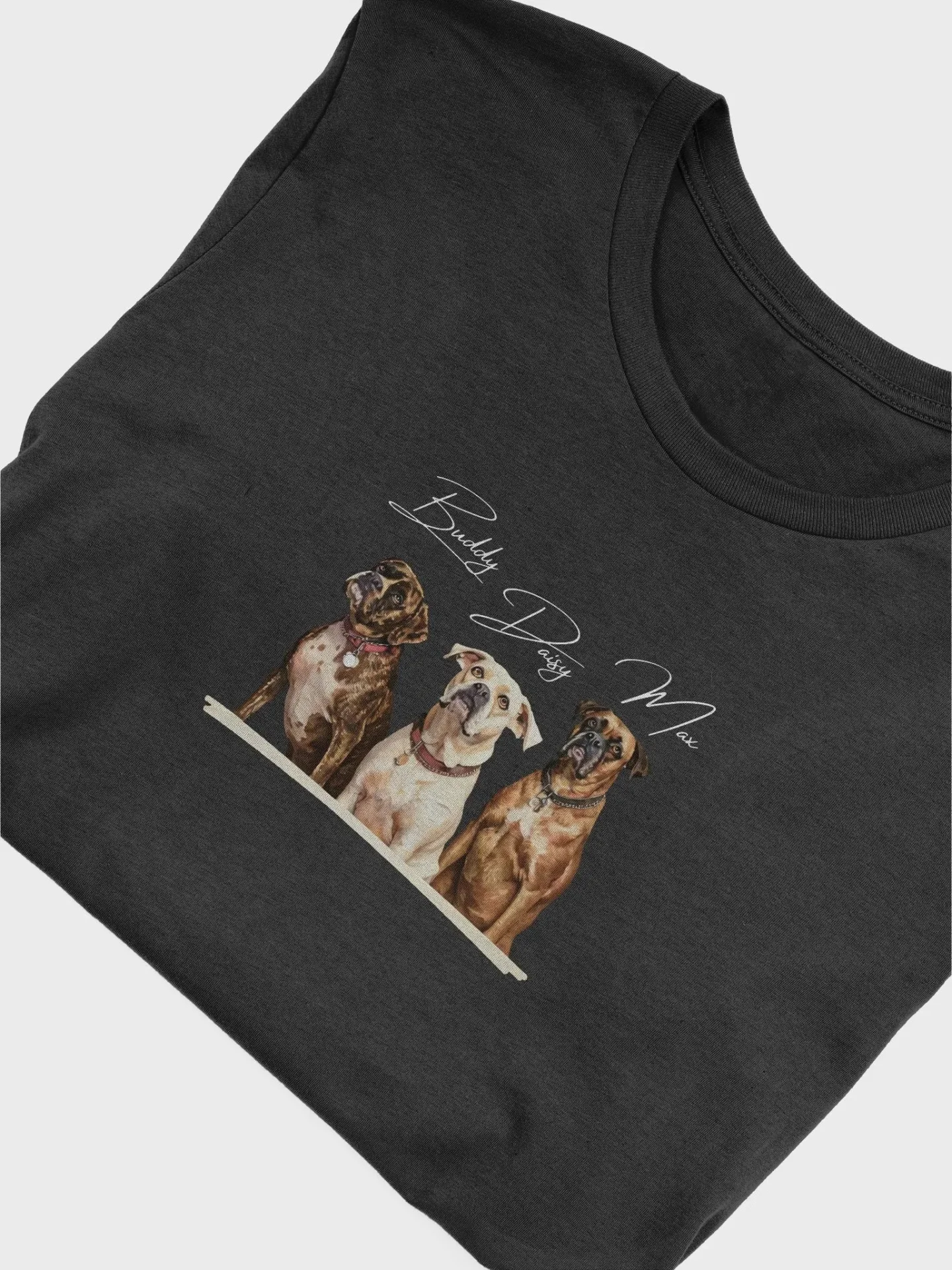 Custom Oil Painting Style Multi-Pet Portrait T-Shirt (Up to 4 Pets) product image (24)