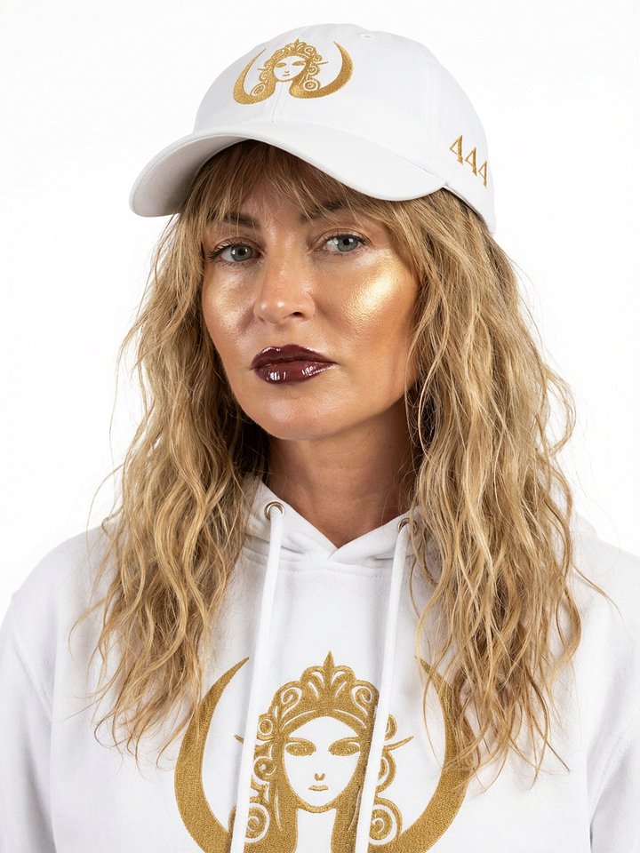 CIRCEMOON Divin Sacré Nombre 444 Cap - white product image (1)