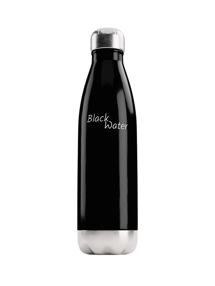 Stainless steel bottle - black - BLACK WATER product image (1)