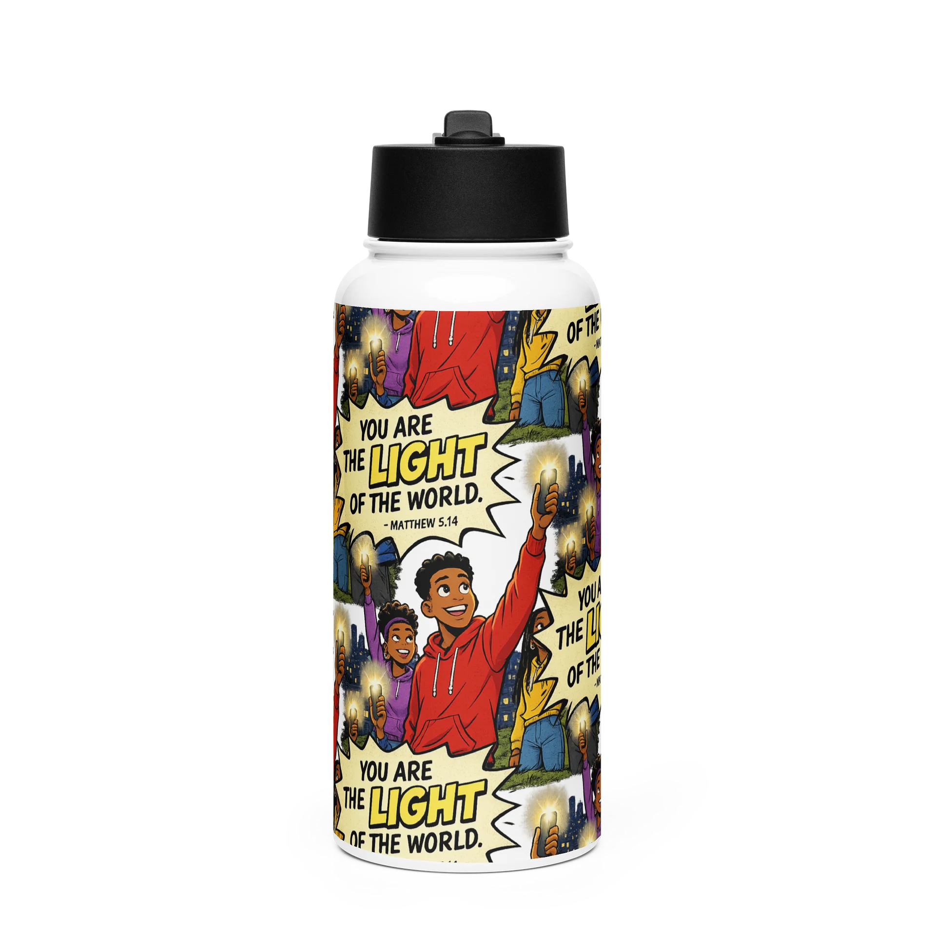 Light of the World 32 oz. Stainless Steel Water Bottle product image (5)