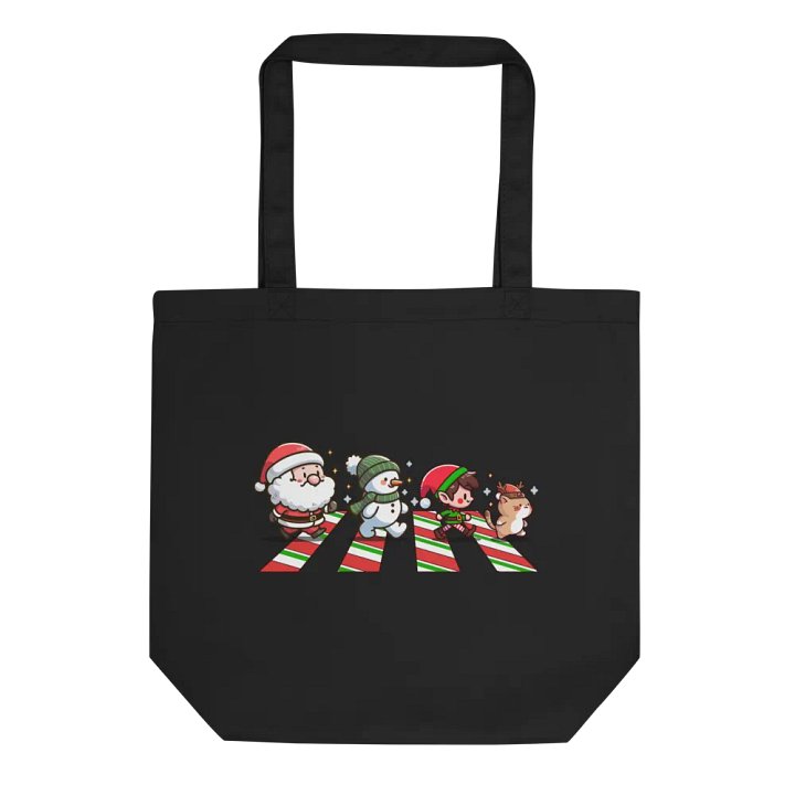 Santa gang crosswalk - organic tote bag product image (2)