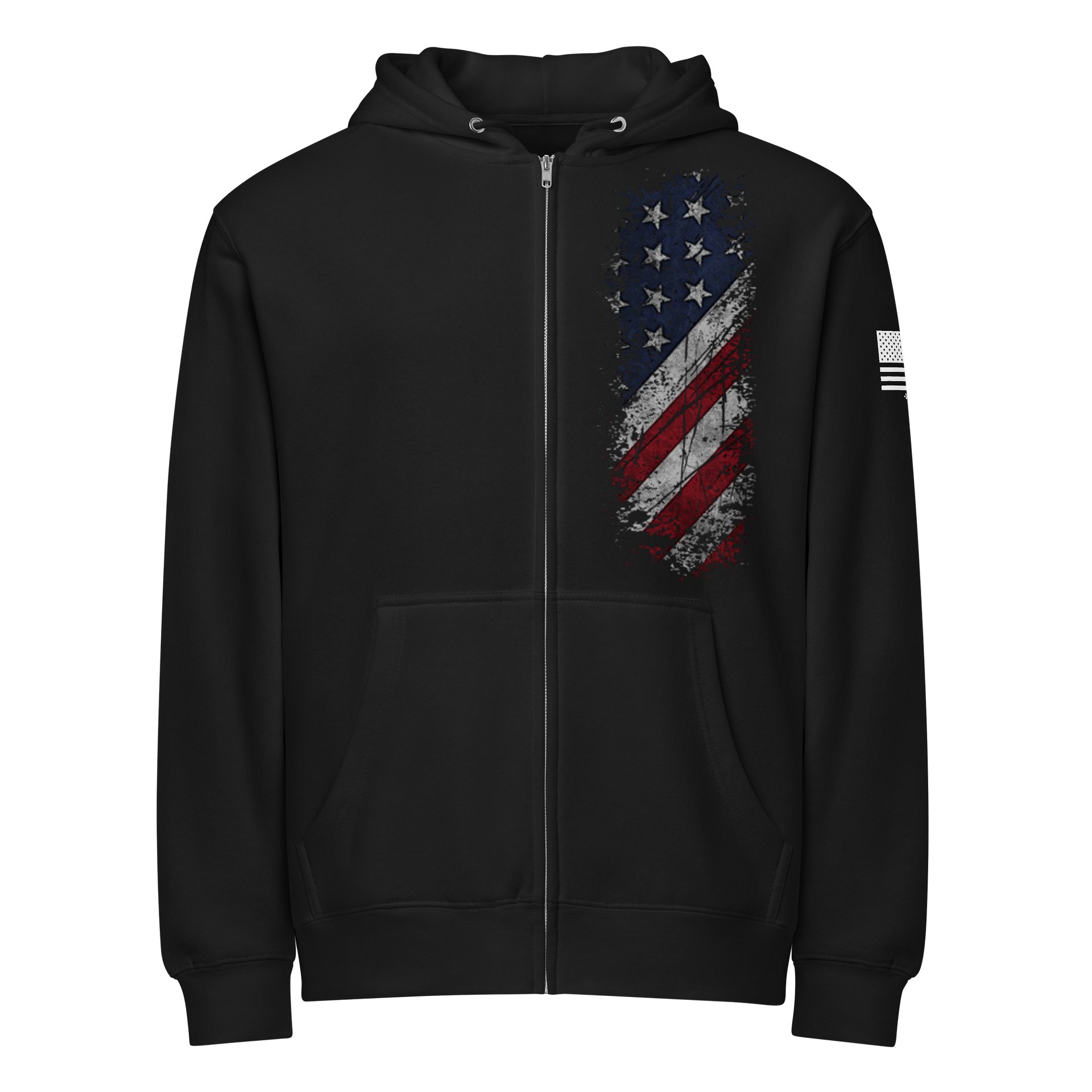 American Flag Zip Hoodie product image (1)