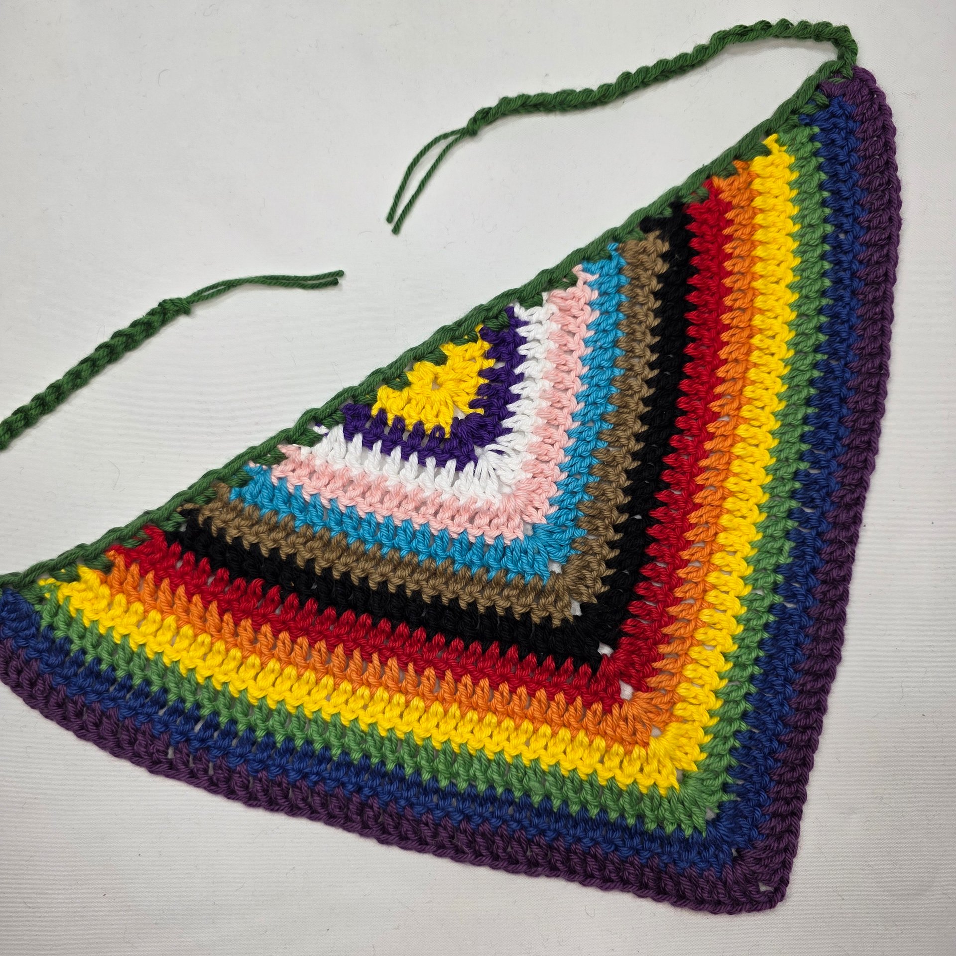 Crochet Pride Bandanas: Handmade Cotton Festival Accessory product image (10)