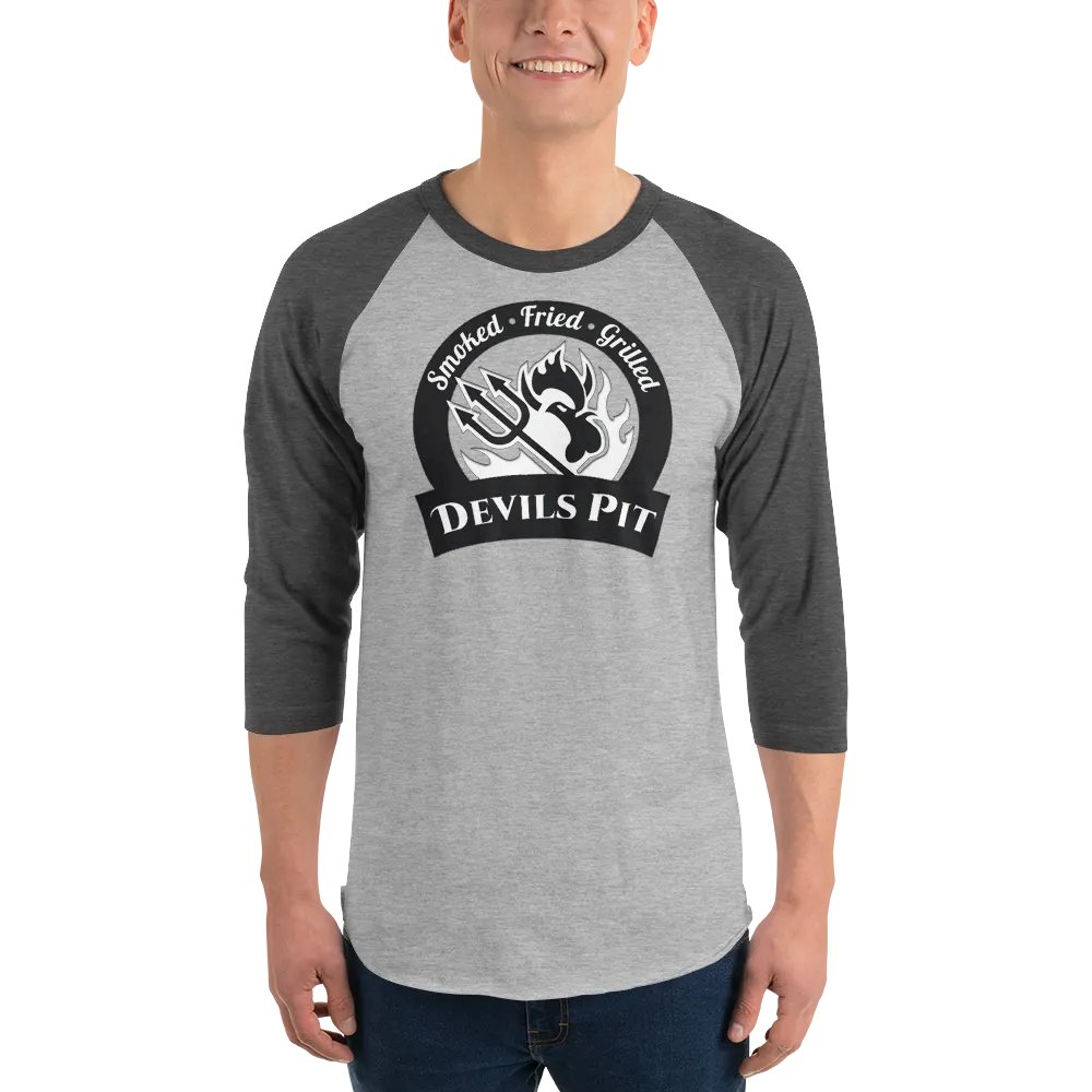 Devils Pit Logo 3/4 Sleeve product image (10)