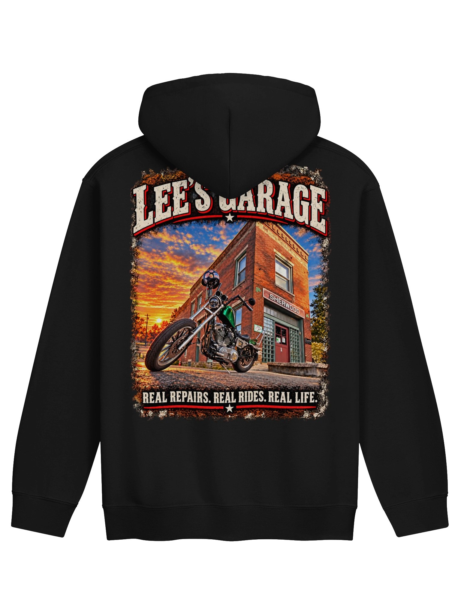 Lee’s Garage Chopper Hoodie product image (1)