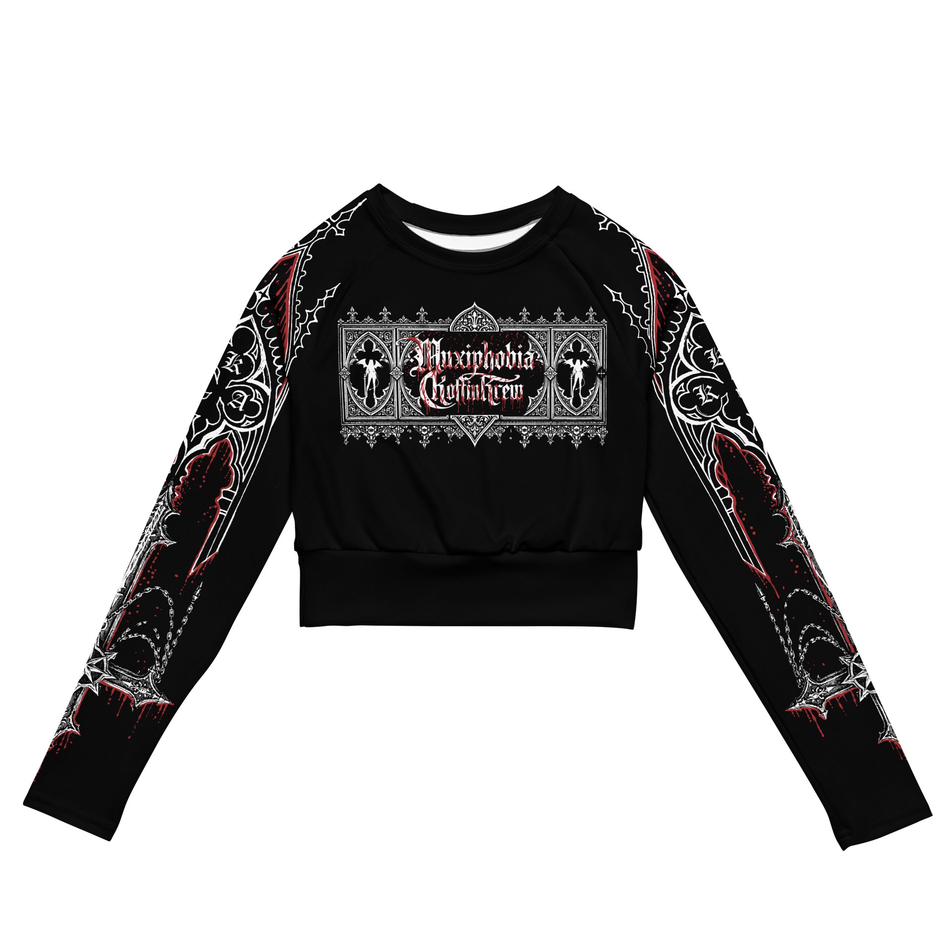 MuxiPhobia L/S Crop Top product image (1)