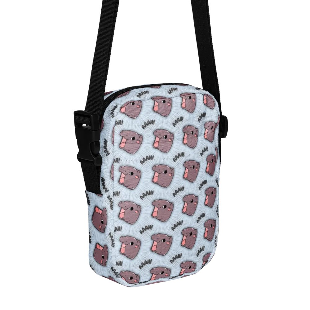 MOODENG'S BLUE AAAH! UTILITY CROSSBODY BAG! product image (5)