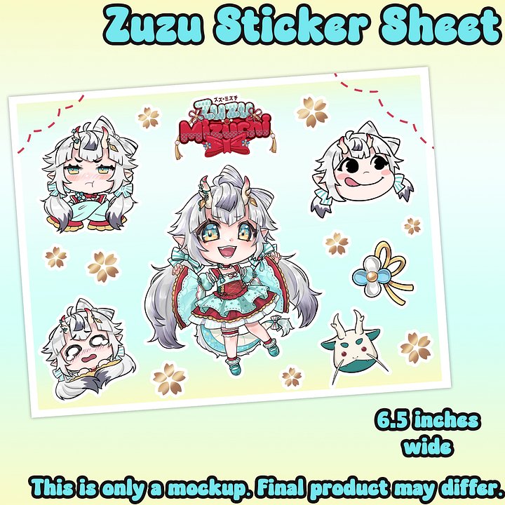 Zuzu Sticker Sheet product image (1)