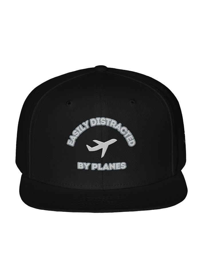 Easily Distracted by Planes Flat Peak Cap product image (1)