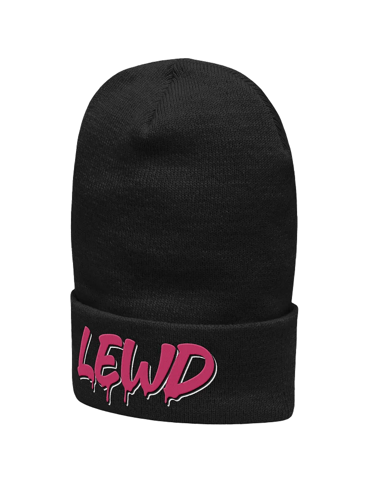LEWD Cuffed Beanie product image (2)