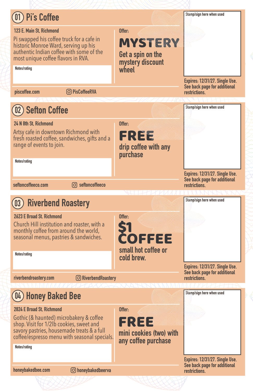 RVA Coffee Passport Deluxe Edition 2026/27 edition product image (7)