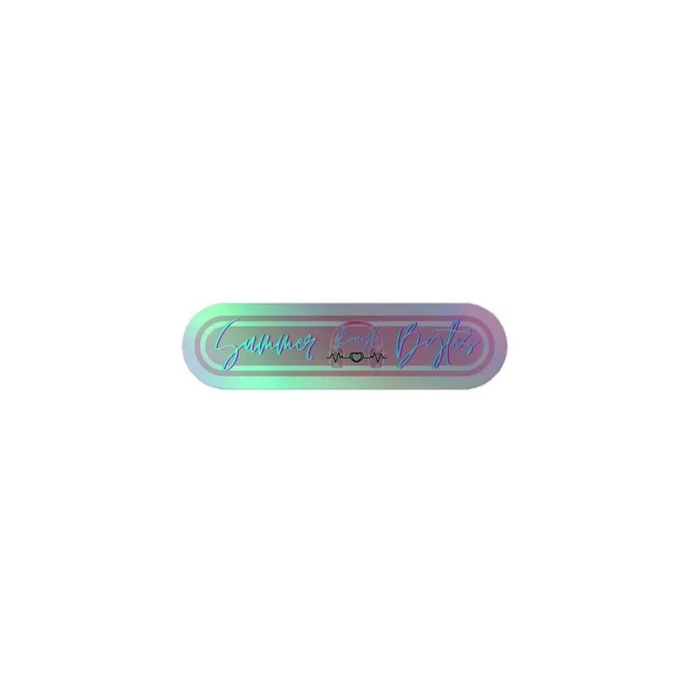 Holo Summer Logo Sticker product image (1)