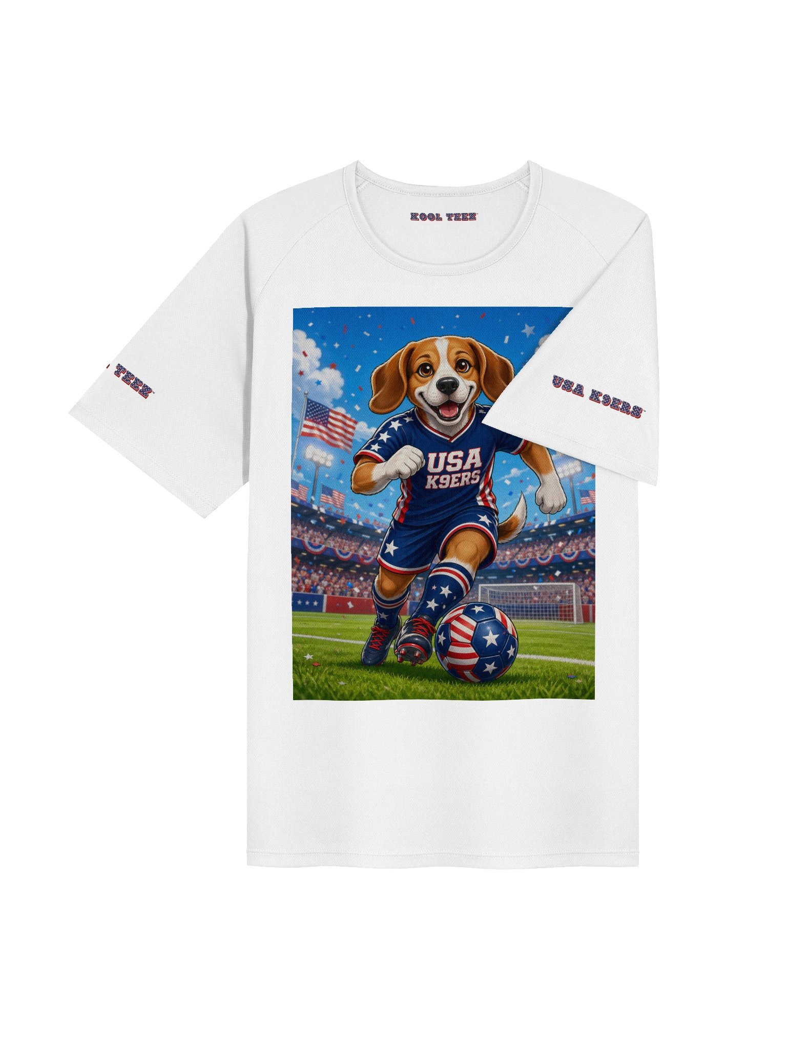 USA K9ERS Soccer Beagle Unisex Sports Jersey product image (4)