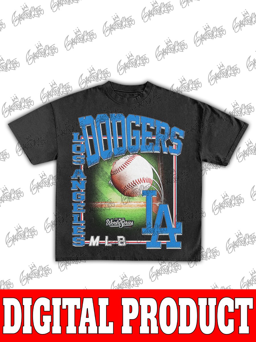 Los Angeles Dodgers Vintage World Series Bootleg Graphic product image (1)