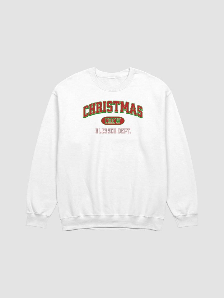 Christmas Crew Blessed Collegiate Style Holiday Crewneck product image (1)