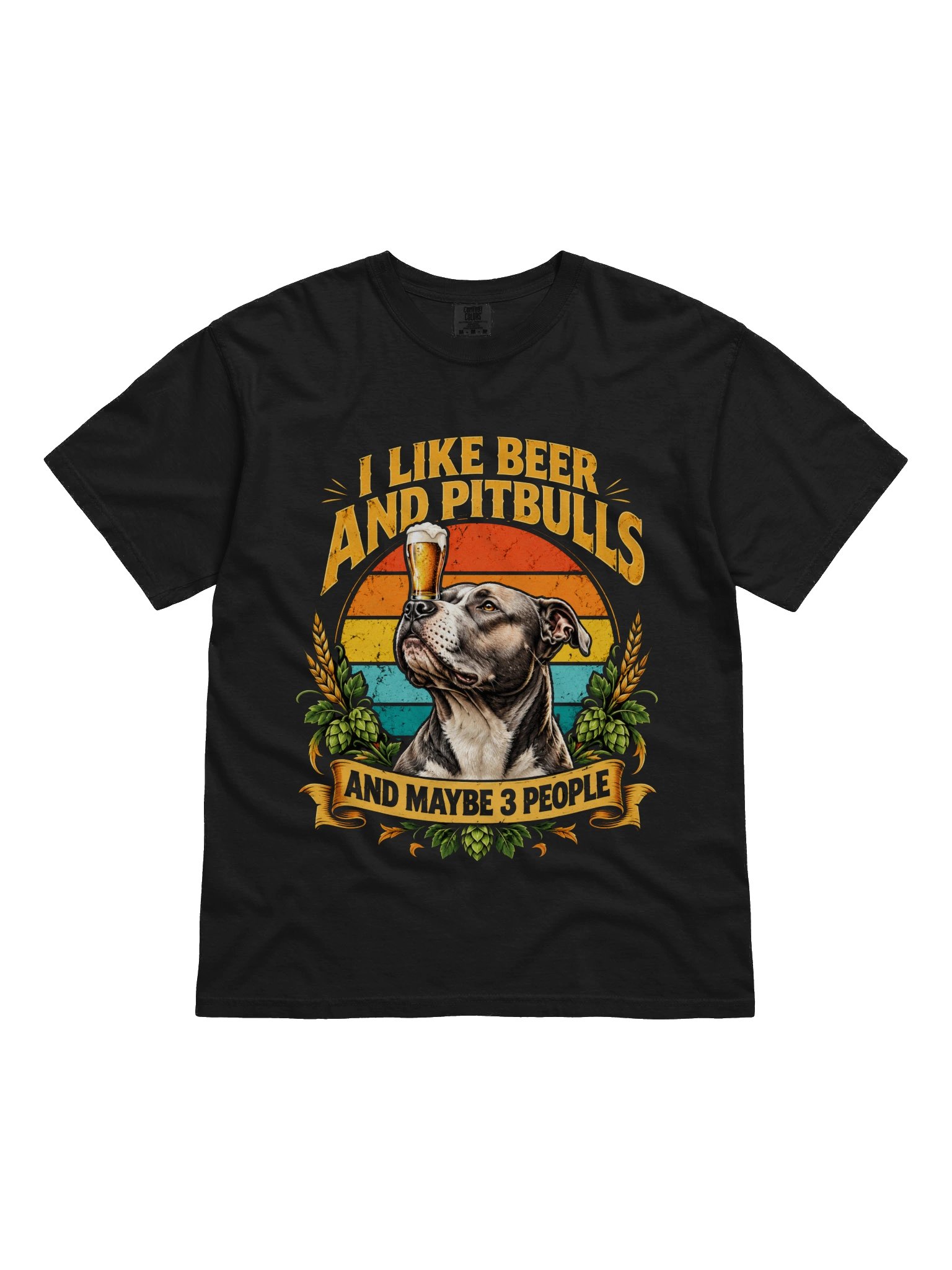 I Like Beer and Pitbulls Funny Dog Lover Vintage Graphic product image (4)