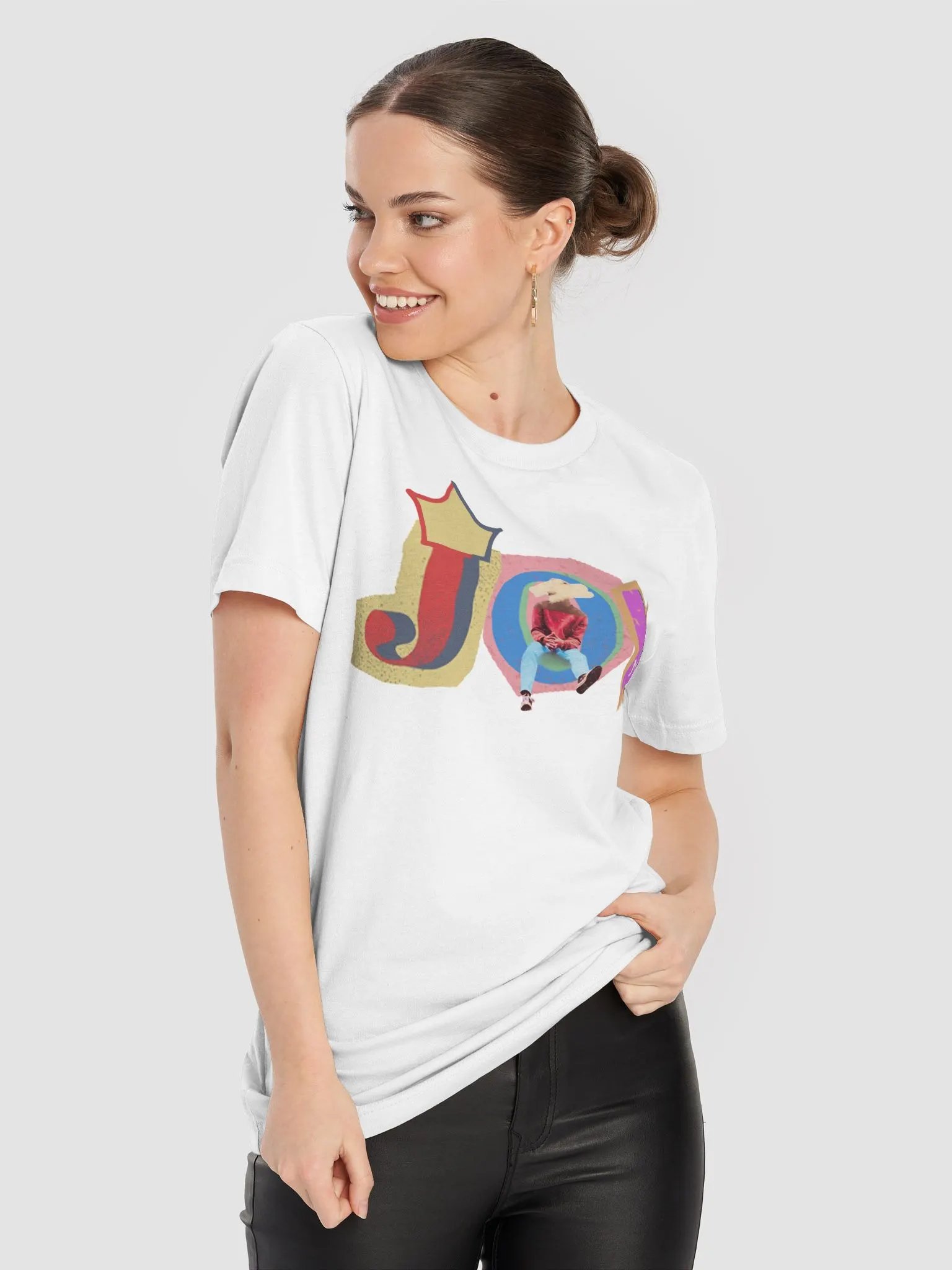 JOY Full Color White Shirt product image (8)