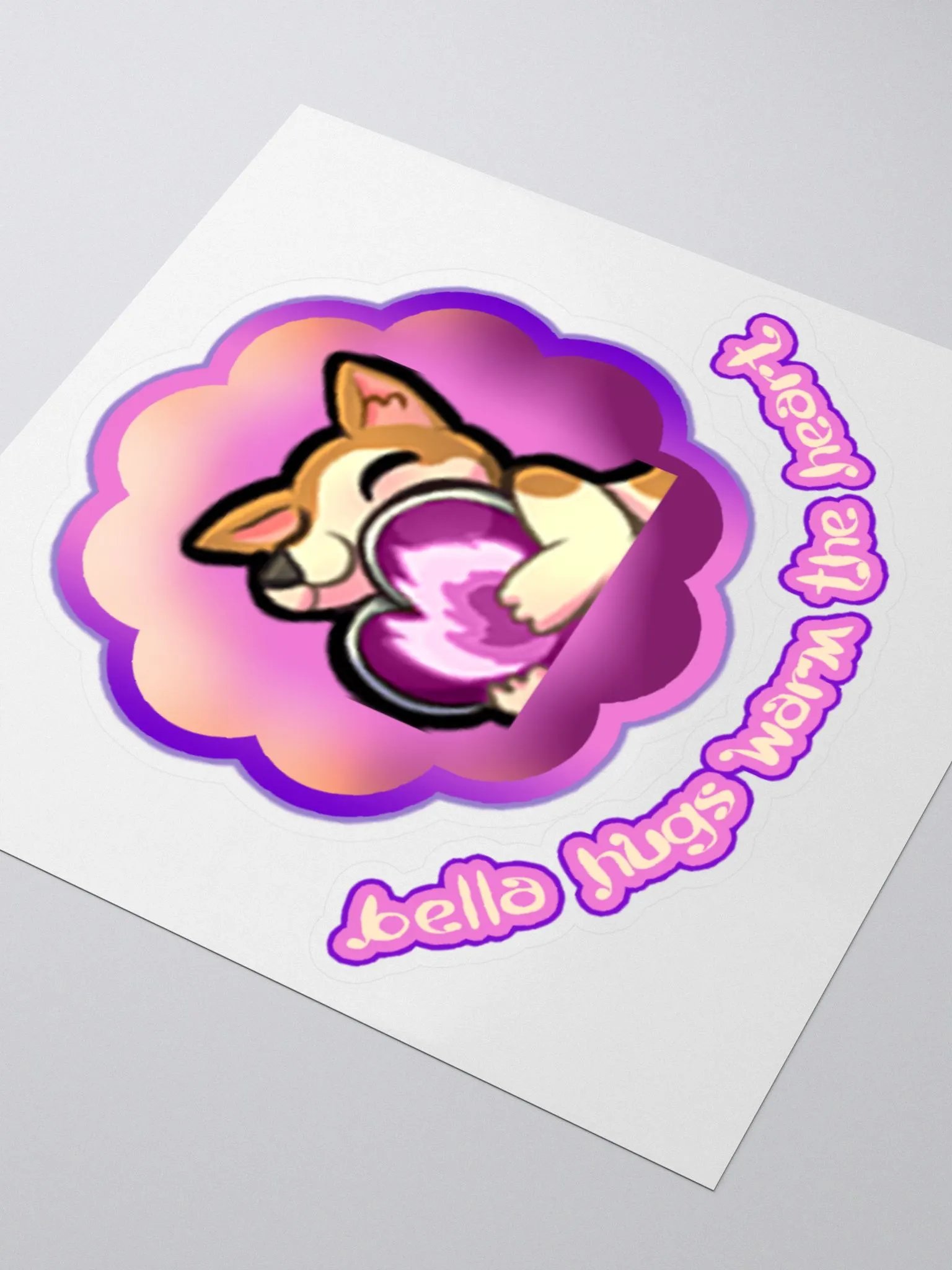 Bella Hug Purple Sticker product image (9)