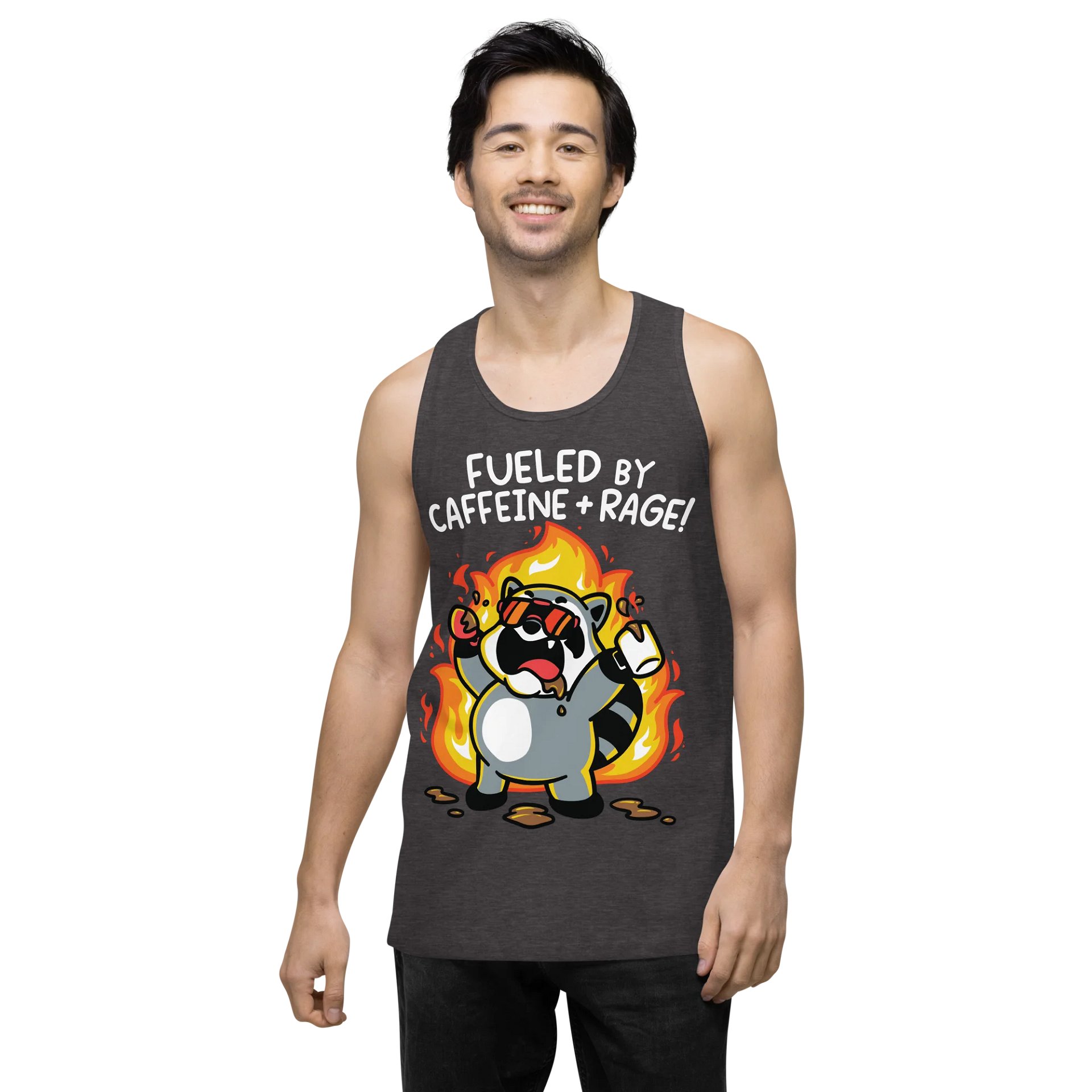 Caffeine & Rage Men's Tank Top product image (2)