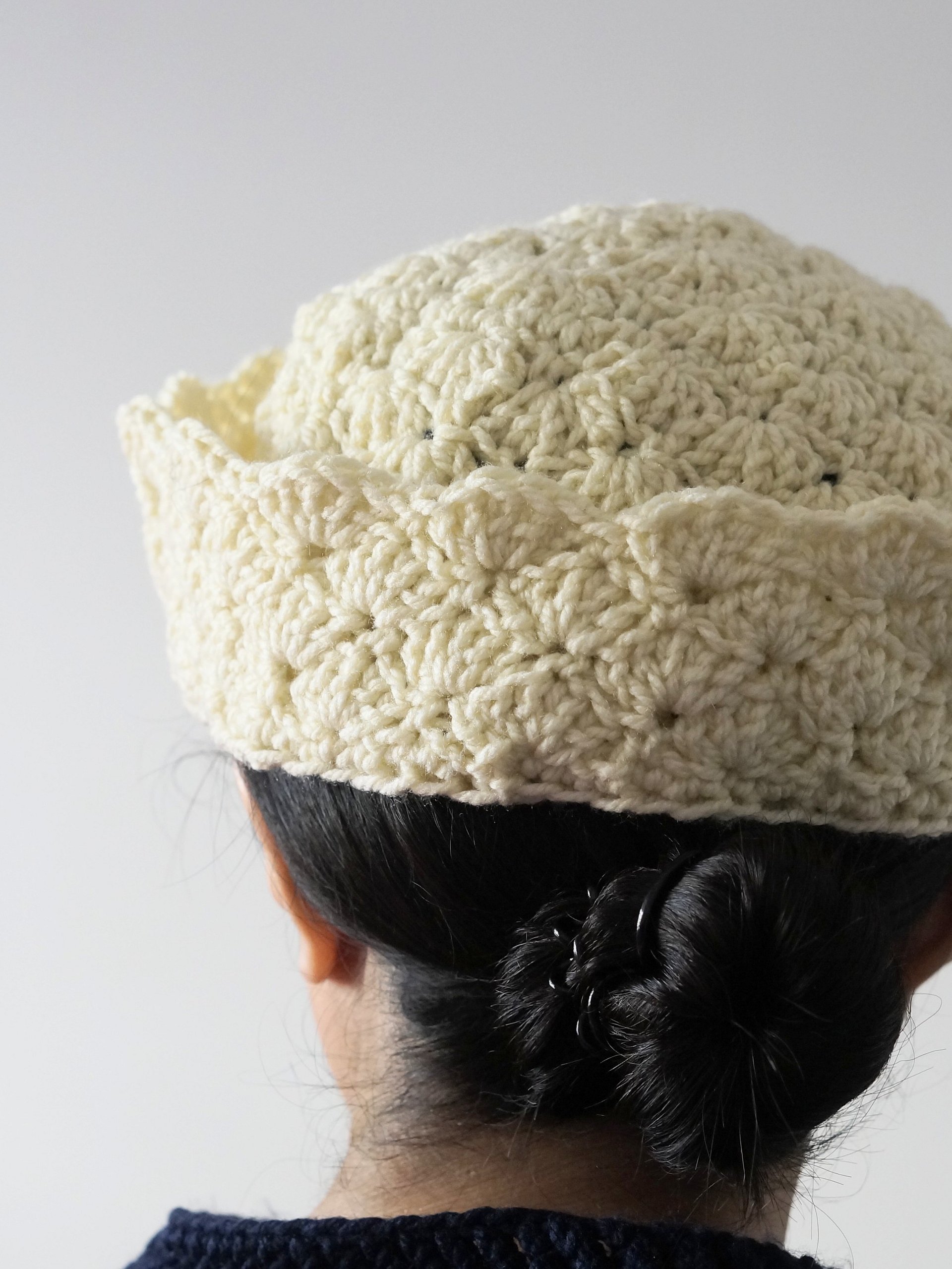 Shell stitch sailor hat Crochet pattern product image (5)