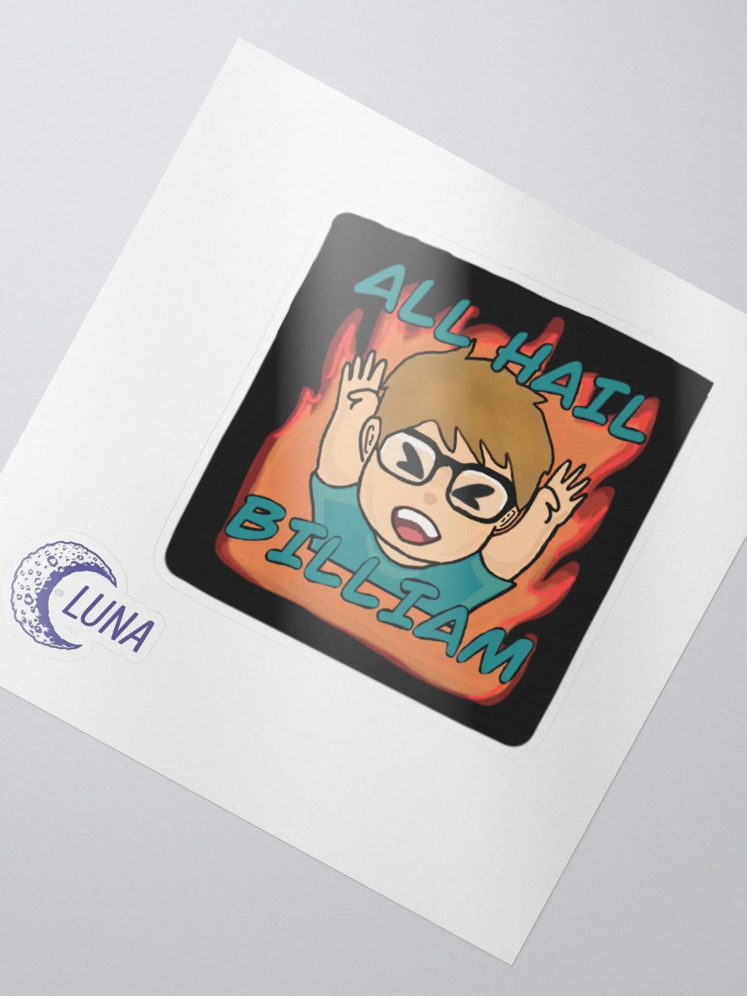 All Hail Billiam Sticker set (Support) product image (2)