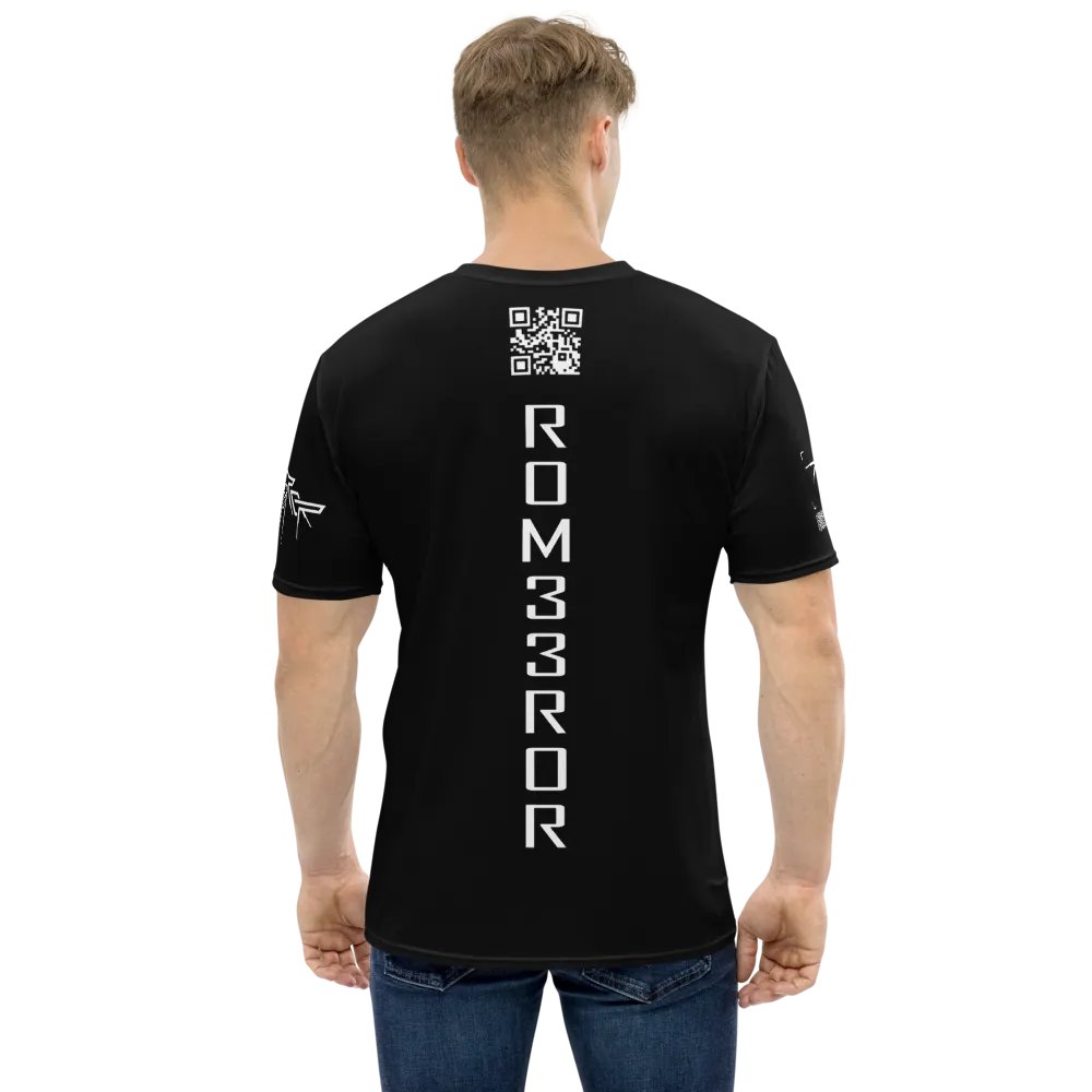 ROM33ROR American Flag Shirt Black (AOP) product image (2)