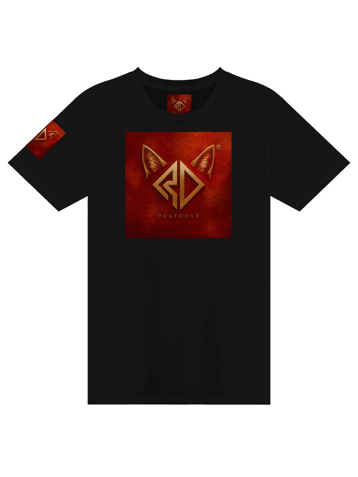 PEAFDOVE® RED CAT SIGNAL — Black Shirt product image (2)