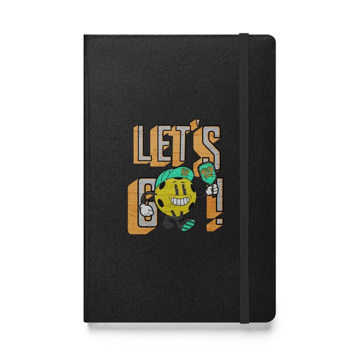 Lets Go Pickleball Hardcover Notebook product image (1)
