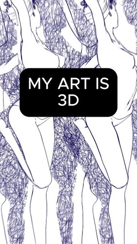 My Art is 3D. Unfocus your eyes, it's an optical illusion.
#opticalillusion #3d #stereogram #art #magiceye
