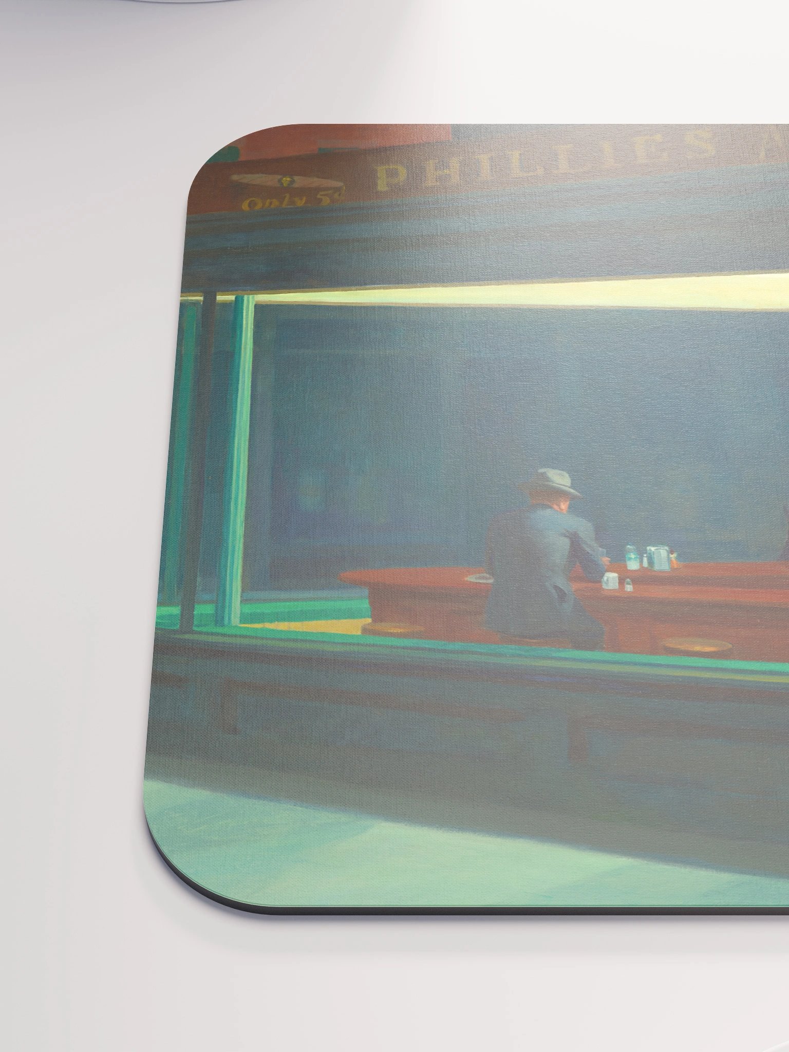Edward Hopper – Nighthawks Mouse Pad product image (6)