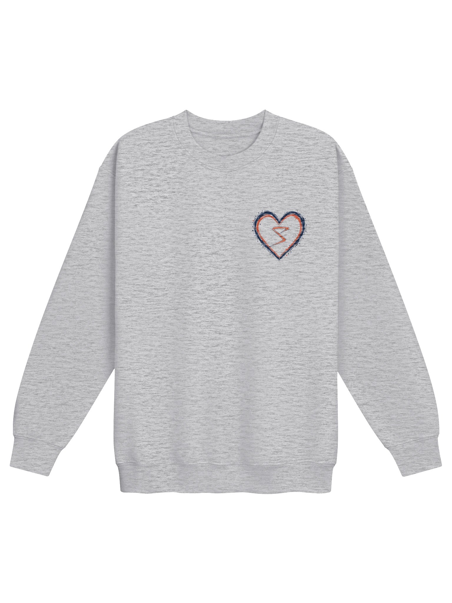Sluggers Heart Youth Crewneck Sweatshirt product image (2)