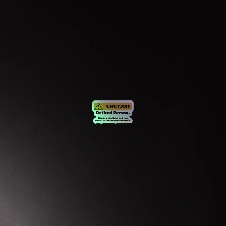 Caution Retired Person product image (4)