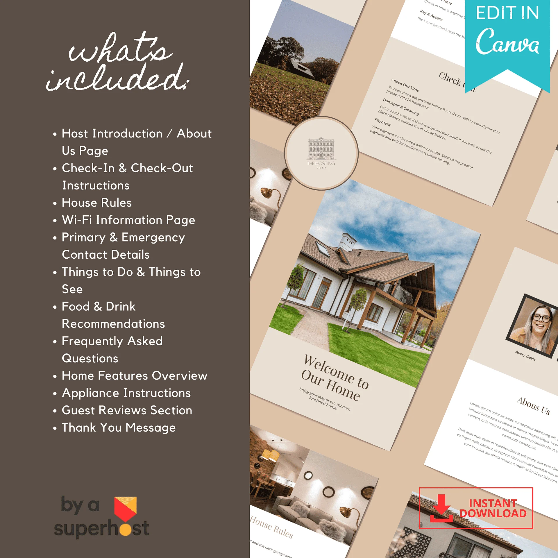 Airbnb Welcome Book Template product image (5)