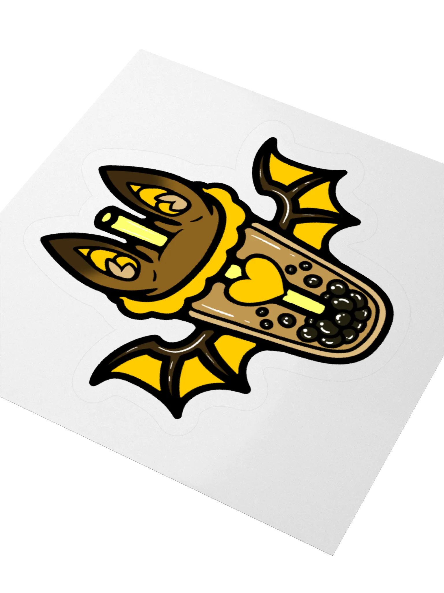 MatchaEXE Yellow Bobat Sticker product image (8)
