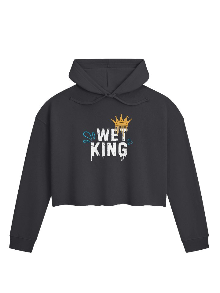 Crop Top Wet King Hoodie (Dark) product image (1)