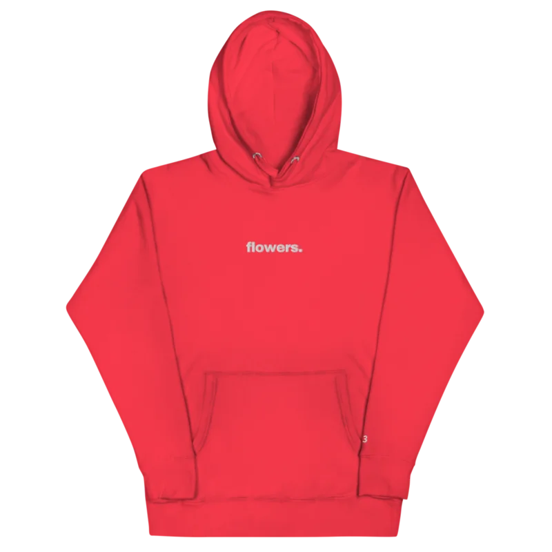 Valentine's Day '25 "flowers" Hoodie - Red product image (1)
