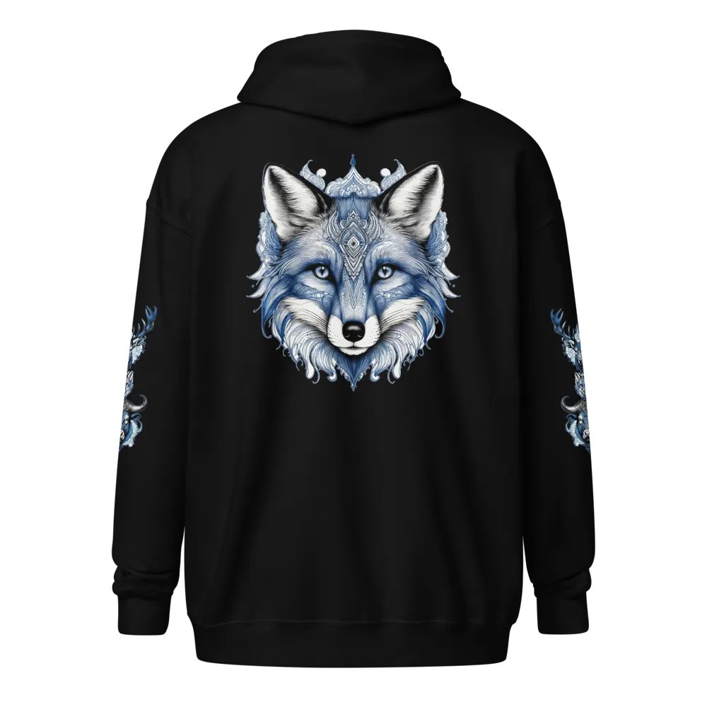 Blue Vixen Back Vixen Games zippy Hoodie product image (1)