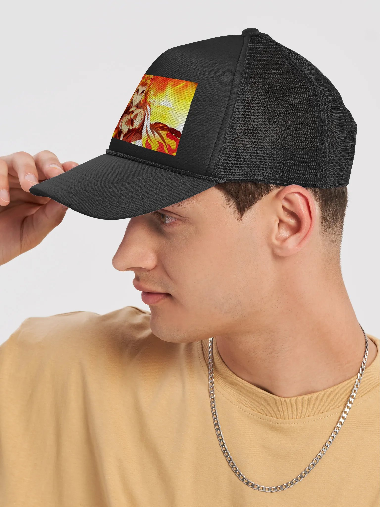 Flame Fury Trucker Hat – Bold, Stylish & Adventure-Ready Cap product image (7)