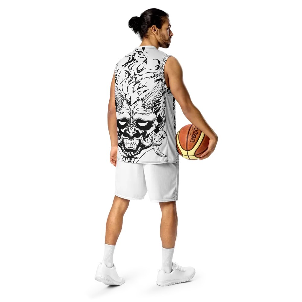 [ ONIFACE ] WHITE /BLACK Basketball Jersey // SYN product image (9)