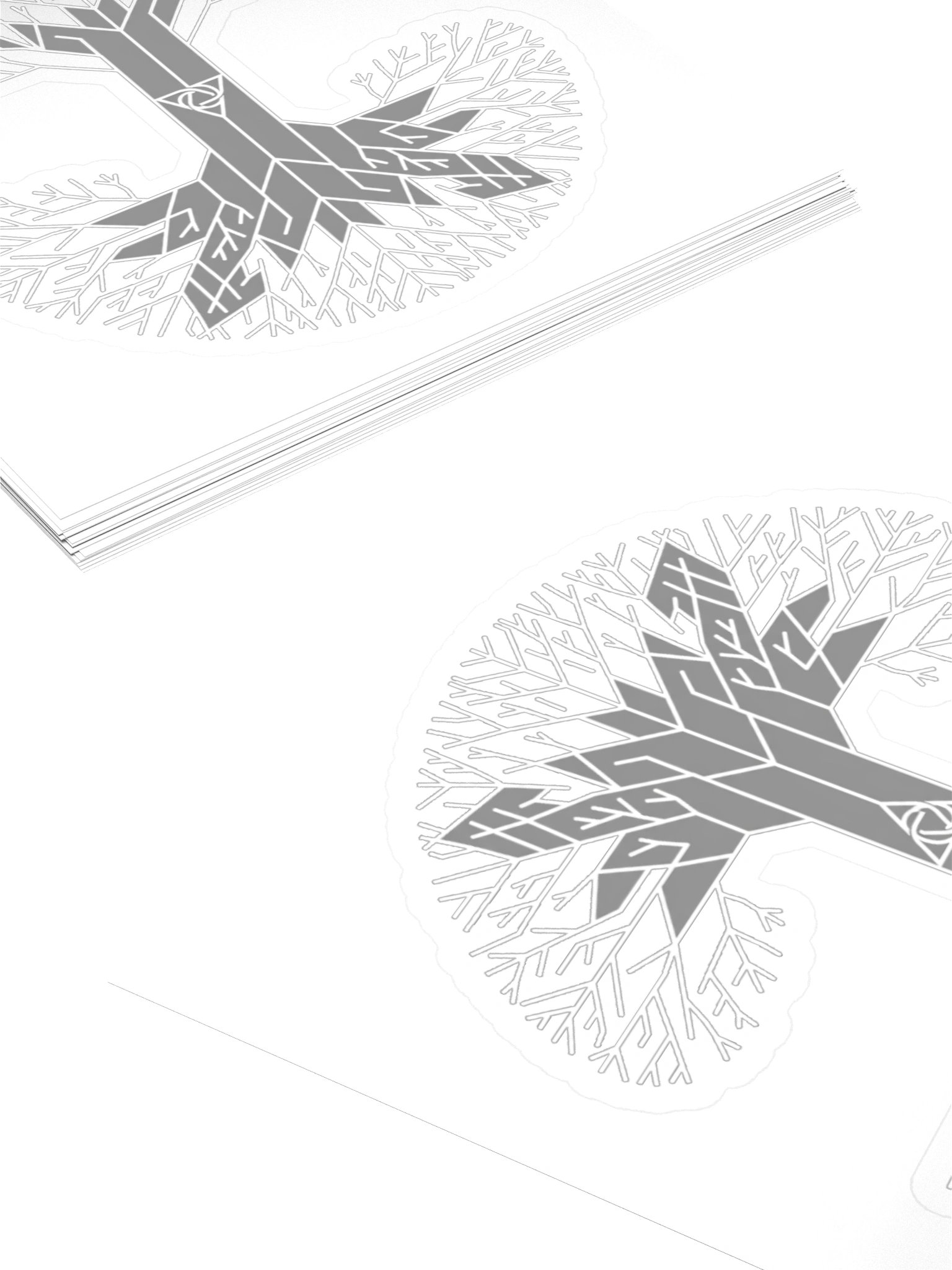 Minimal Yggdrasil Sticker product image (13)