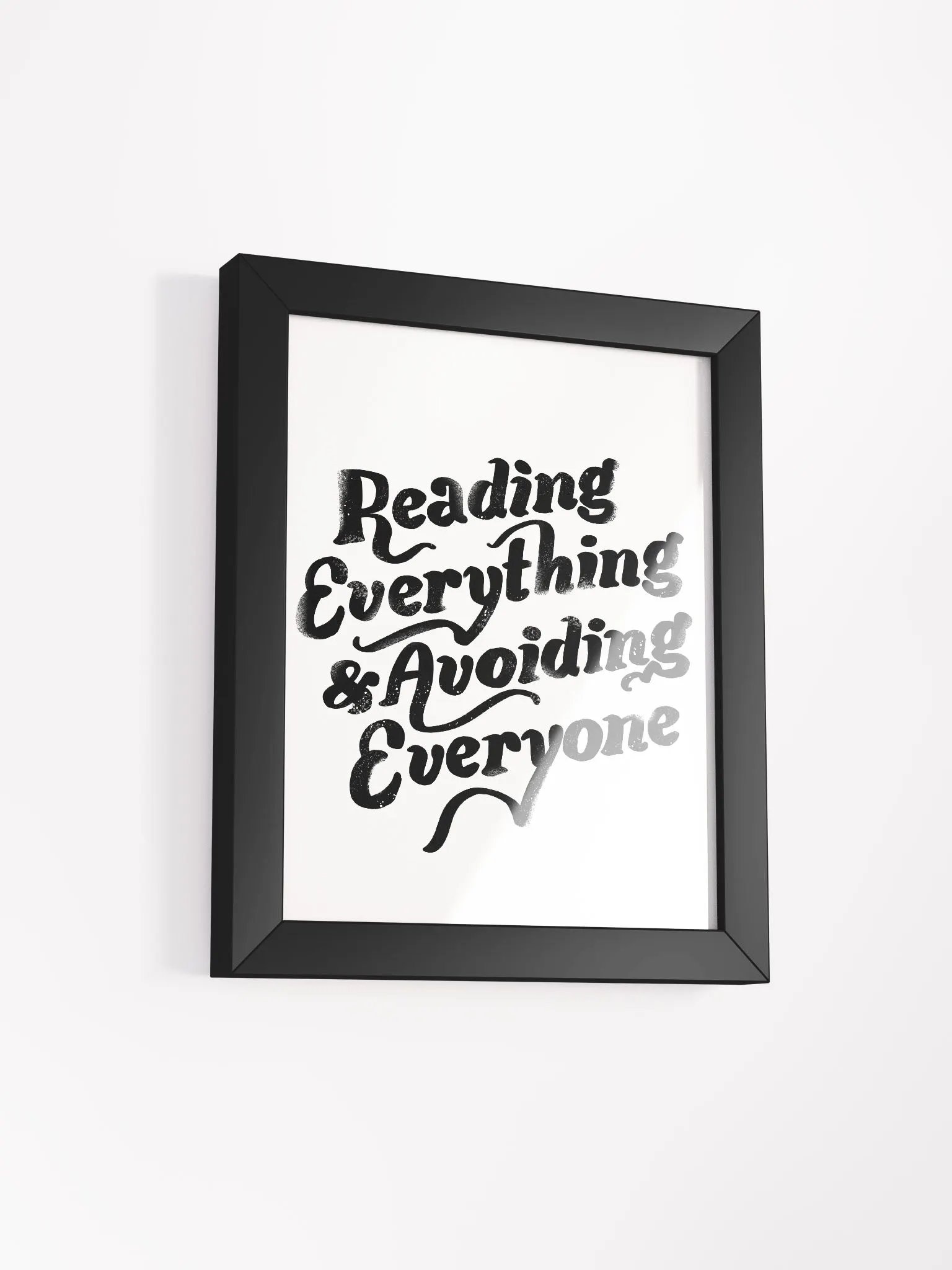 Reading Everything Framed Art Print product image (30)