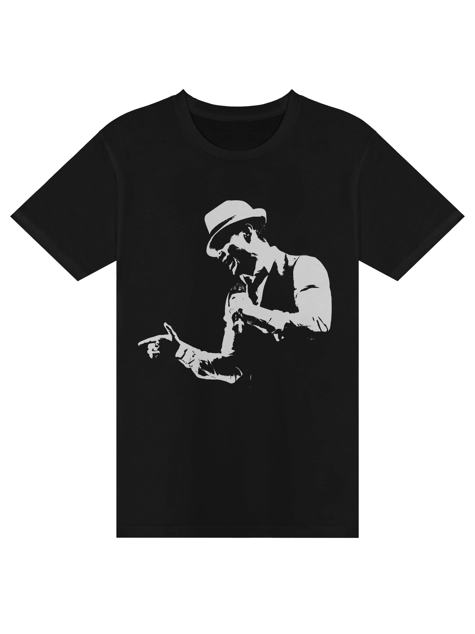 Camiseta Negra Con Silueta product image (1)
