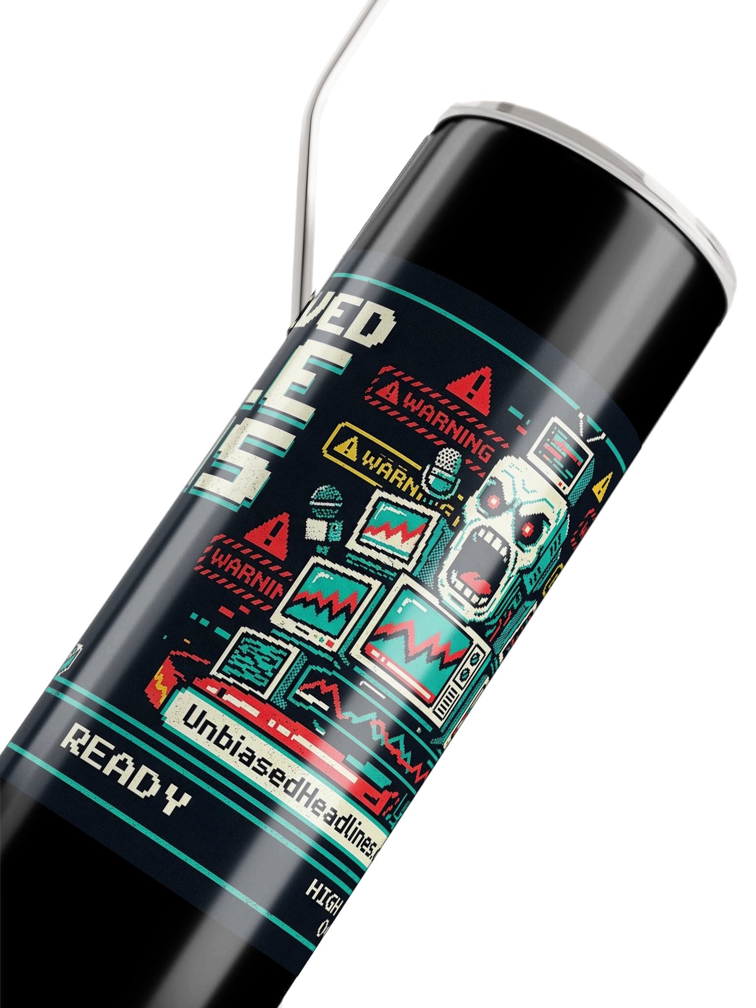 I Survived Cable News (Arcade) Stainless Steel Tumbler product image (5)