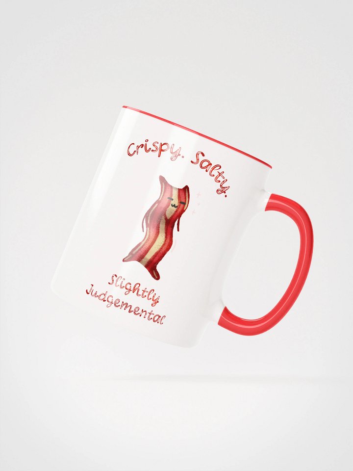 Mr. Crisp Bacon Mug | Funny Keto Coffee Cup | Cheeky Breakfast Gift for Food Lovers product image (2)